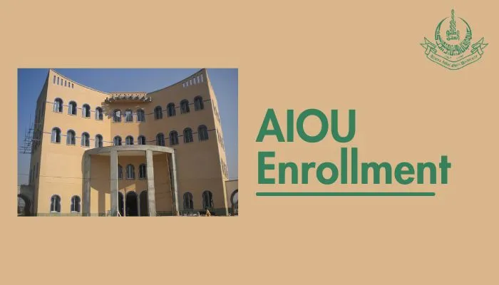 AIOU Enrollment (September Autumn 2024)